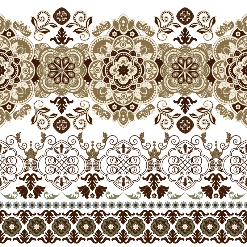 Indian style decorative pattern template (6)