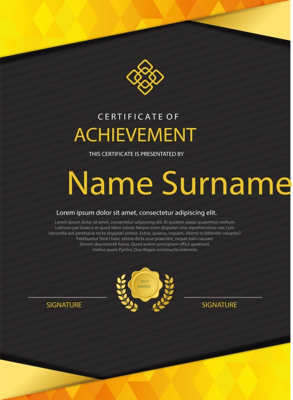 High quality certificate template pattern (140)
