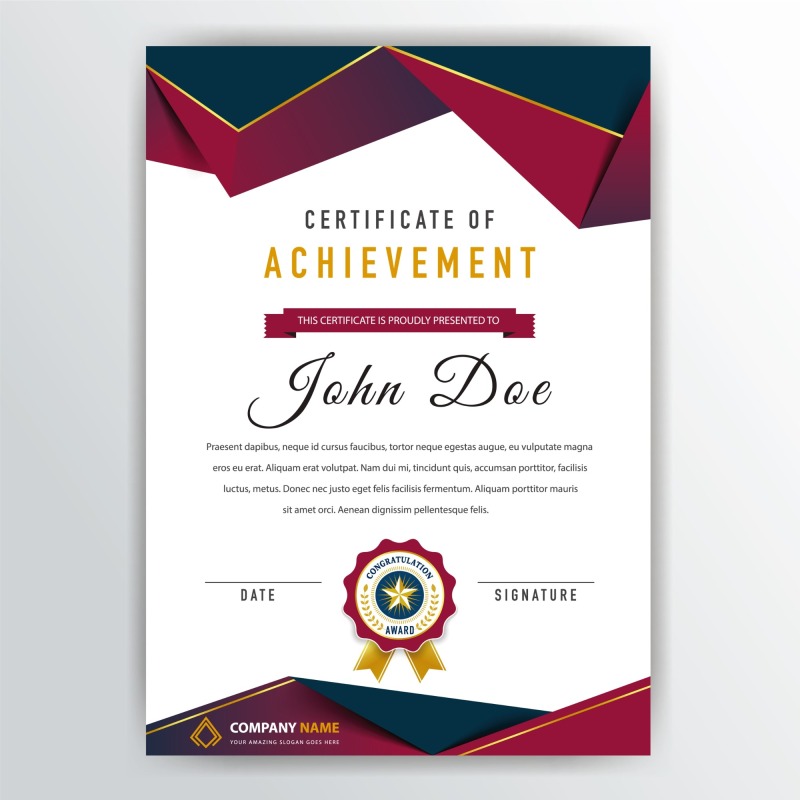 High quality certificate template pattern (108)