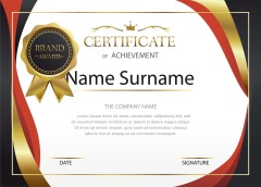 High quality certificate template pattern (160)