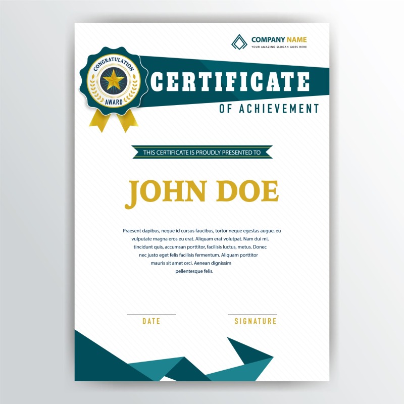 High quality certificate template pattern (115)