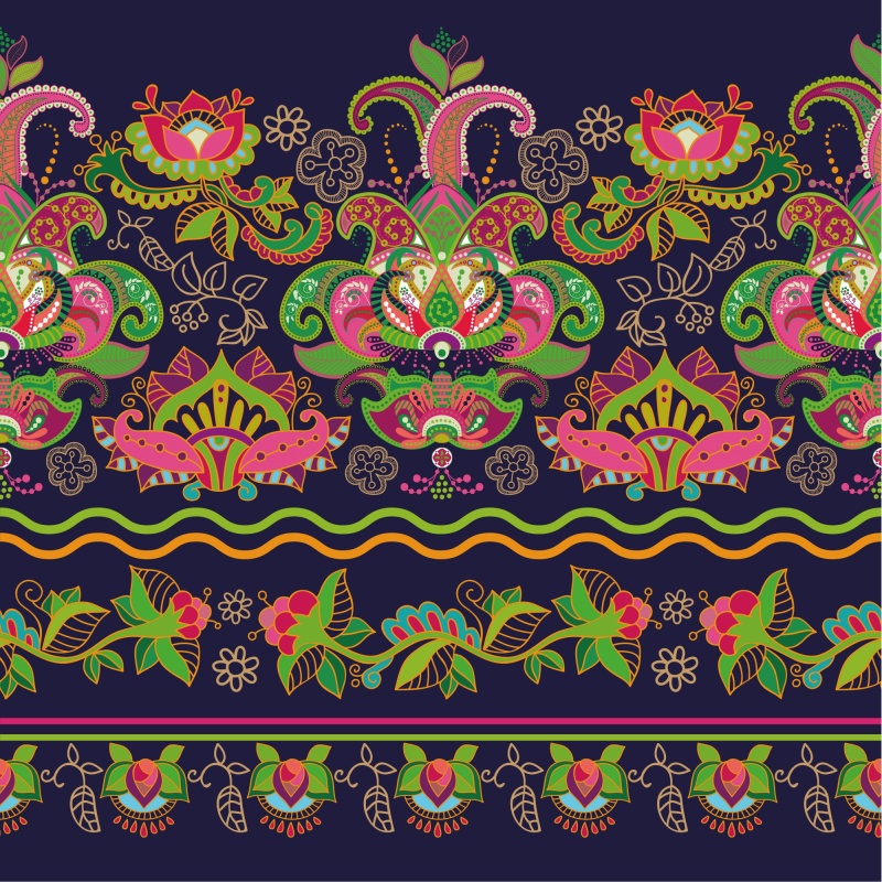 Indian style decorative pattern template (20)