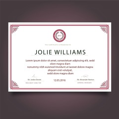 High quality certificate template pattern (147)
