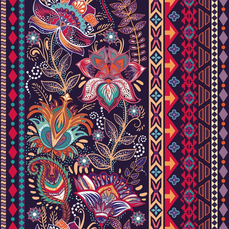 Indian style decorative pattern template (28)