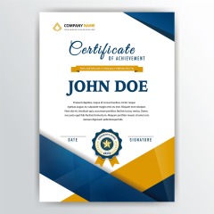 High quality certificate template pattern (107)