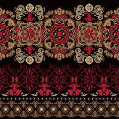 Indian style decorative pattern template (8)