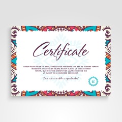 High quality certificate template pattern (154)