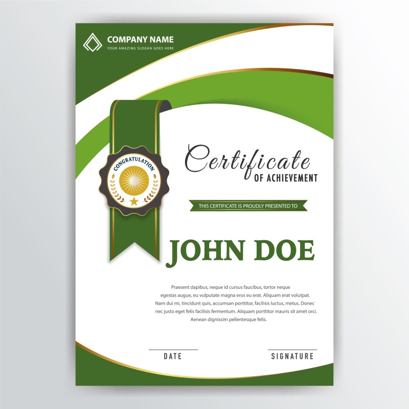 High quality certificate template pattern (130)