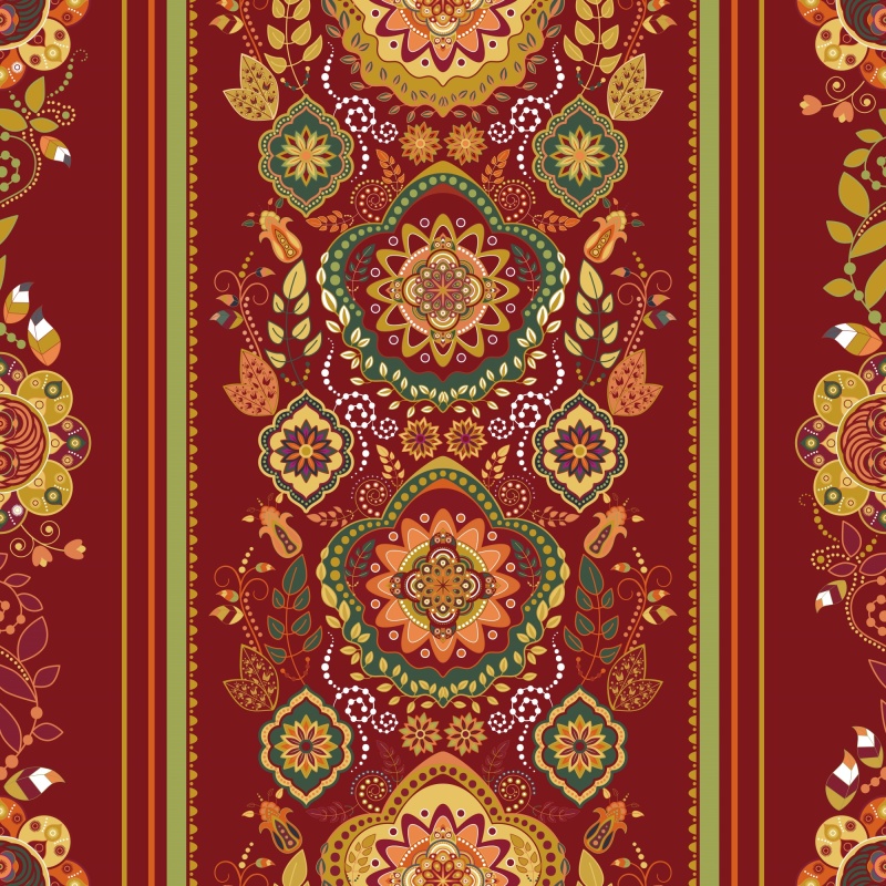 Indian style decorative pattern template (18)