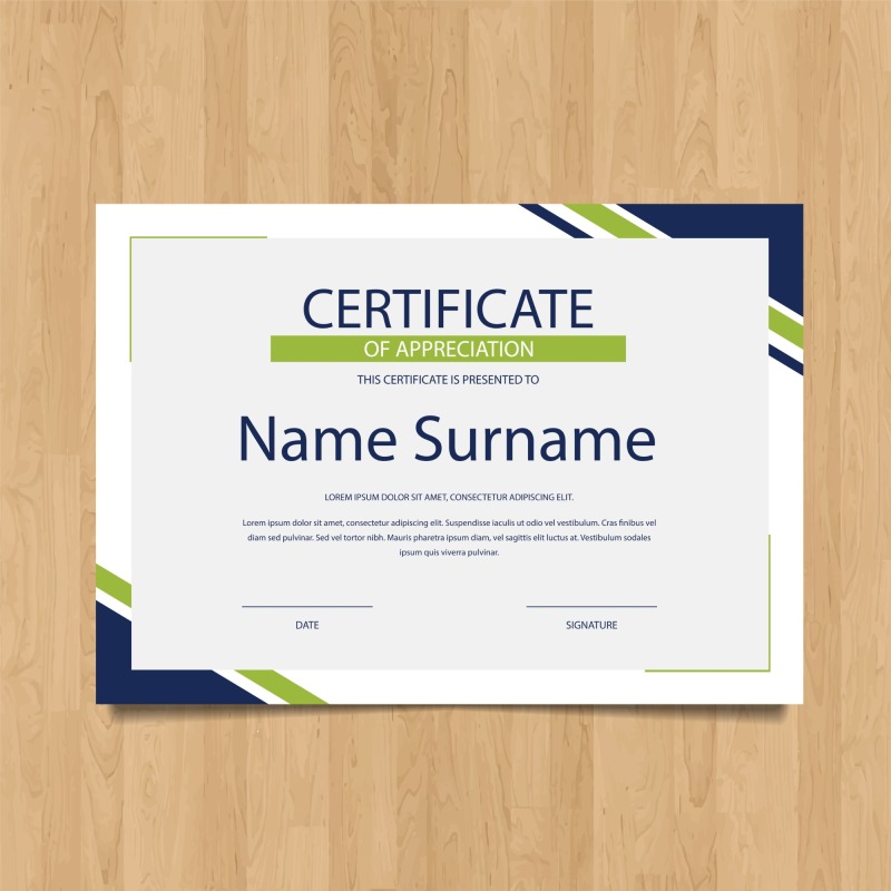 High quality certificate template pattern (215)