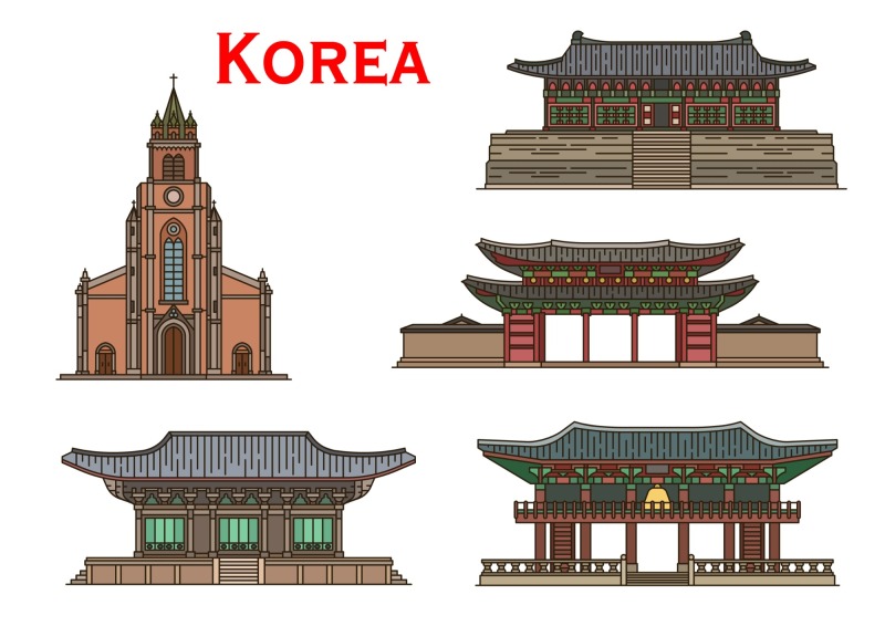 Korean traditional architecture template pattern (7)