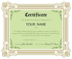 High quality certificate template pattern (247)
