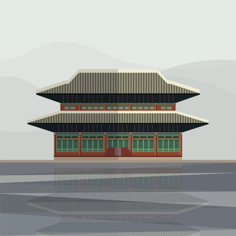 Korean traditional architecture template pattern (15)