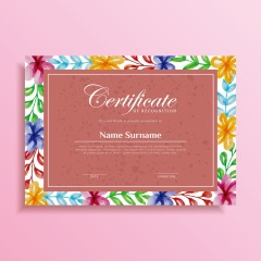 High quality certificate template pattern (235)