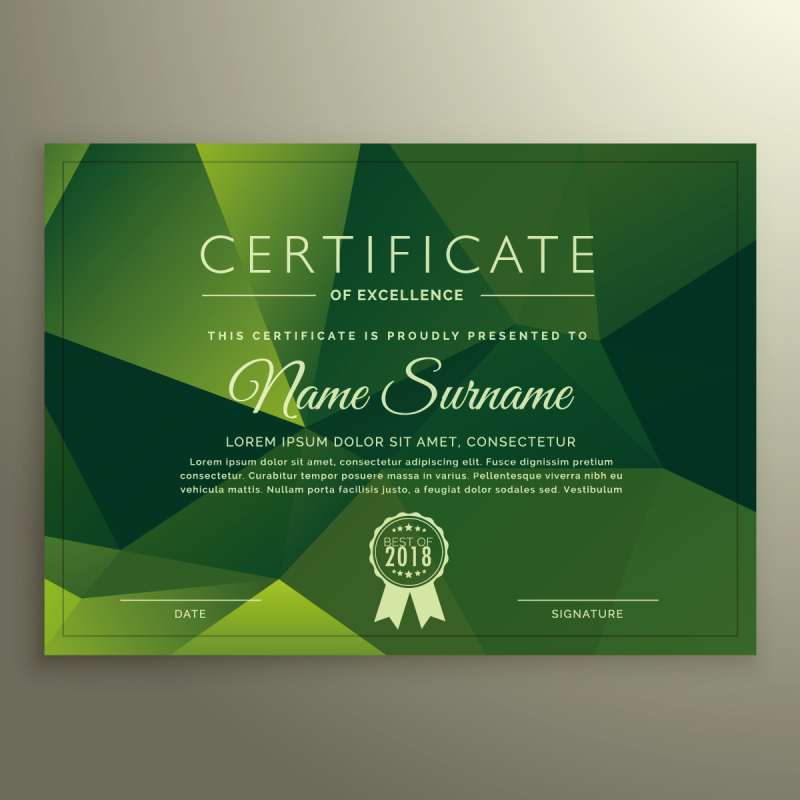 High quality certificate template pattern (222)