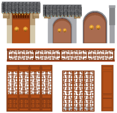 Korean traditional architecture template pattern (20)
