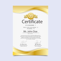 High quality certificate template pattern (190)