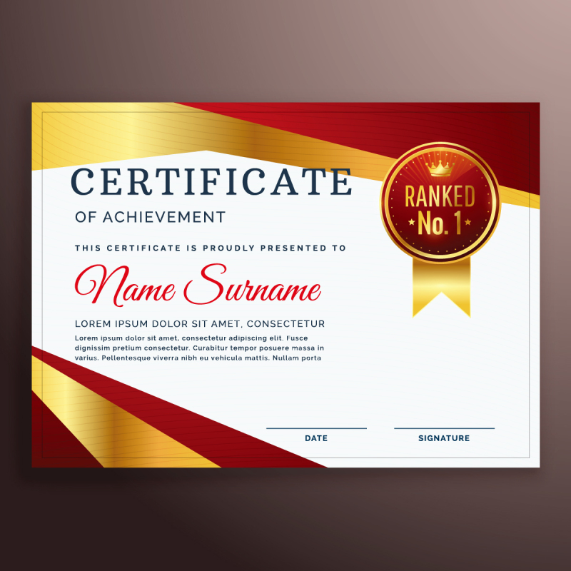 High quality certificate template pattern (232)