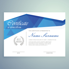 High quality certificate template pattern (207)