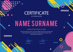 High quality certificate template pattern (213)