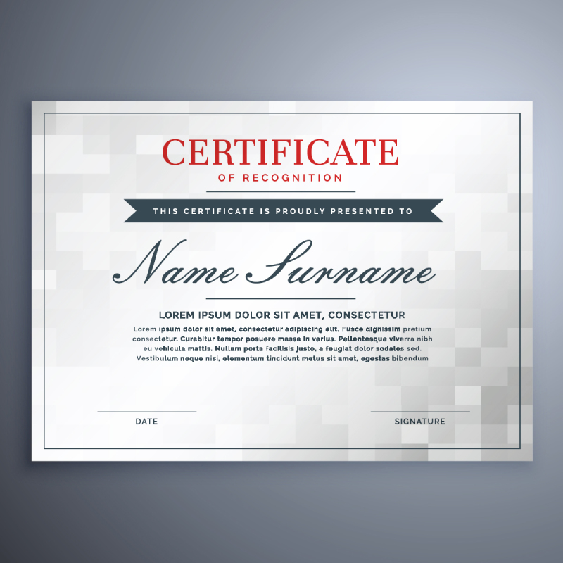 High quality certificate template pattern (194)