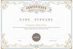 High quality certificate template pattern (300)