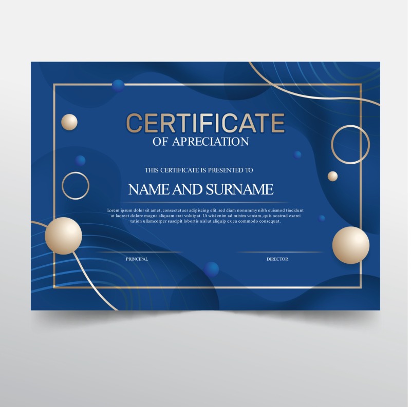 High quality certificate template pattern (279)