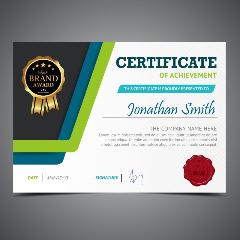 High quality certificate template pattern (292)