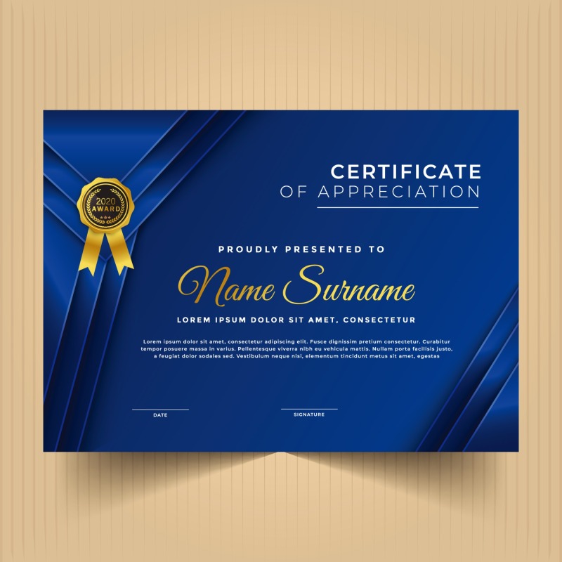 High quality certificate template pattern (298)