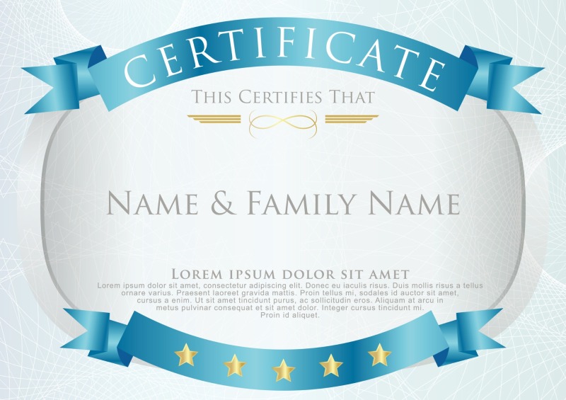 High quality certificate template pattern (251)