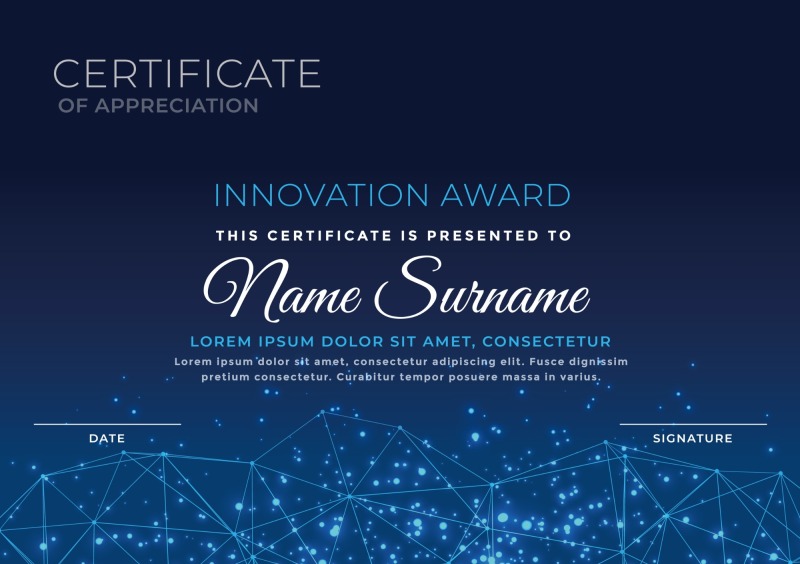 High quality certificate template pattern (317)