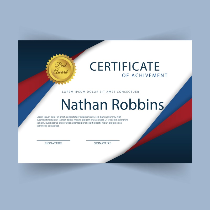 High quality certificate template pattern (257)
