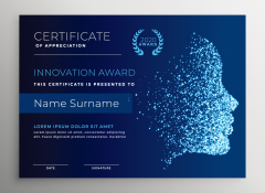 High quality certificate template pattern (316)