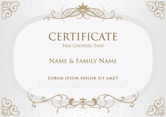 High quality certificate template pattern (250)
