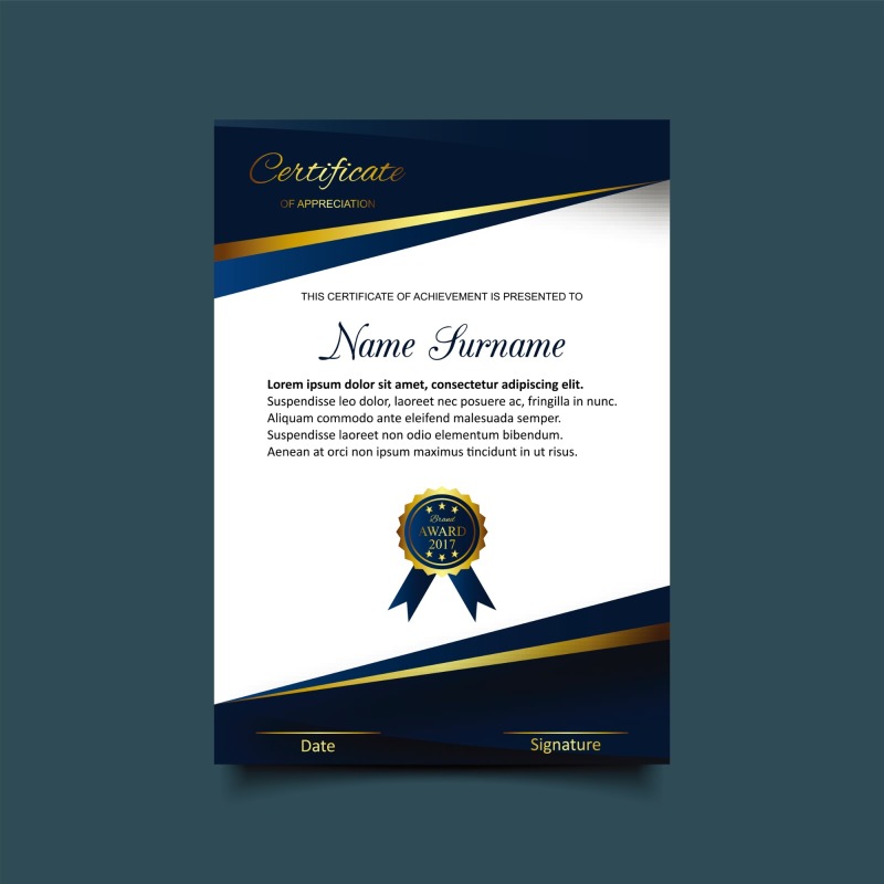 High quality certificate template pattern (309)