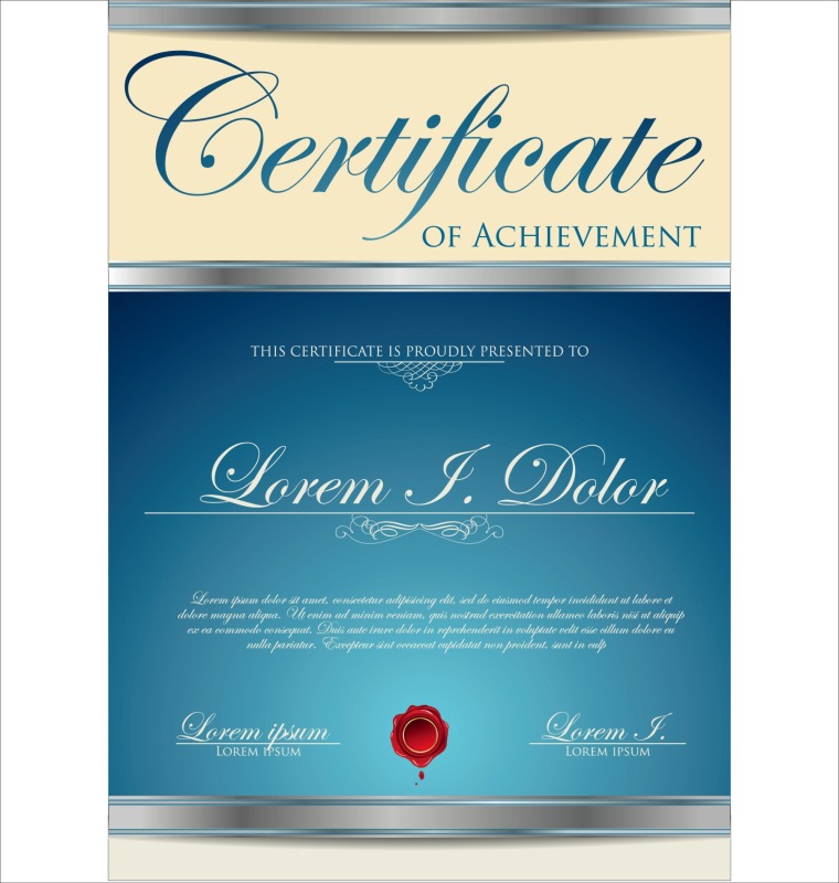 High quality certificate template pattern (260)