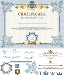 High quality certificate template pattern (353)