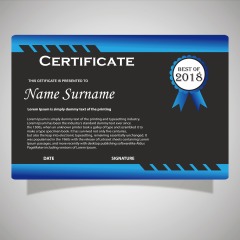 High quality certificate template pattern (329)