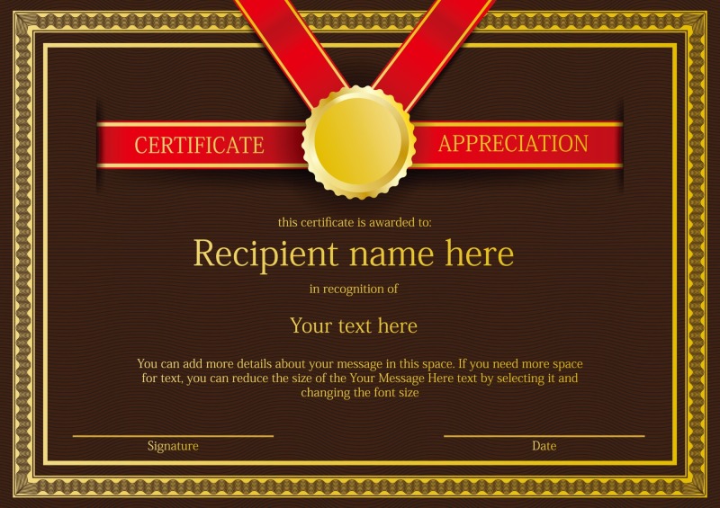 High quality certificate template pattern (319)