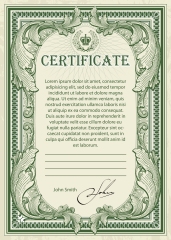 High quality certificate template pattern (355)