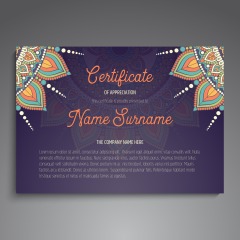 High quality certificate template pattern (336)