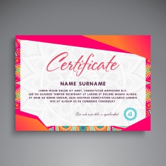 High quality certificate template pattern (341)