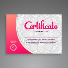 High quality certificate template pattern (343)