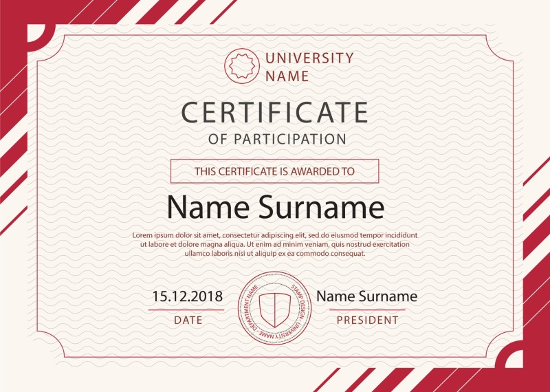 High quality certificate template pattern (382)