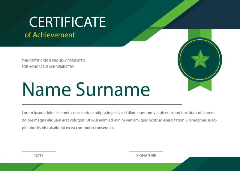 High quality certificate template pattern (409)
