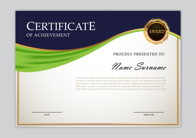 High quality certificate template pattern (397)