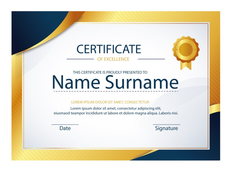 High quality certificate template pattern (400)