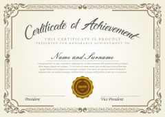 High quality certificate template pattern (394)