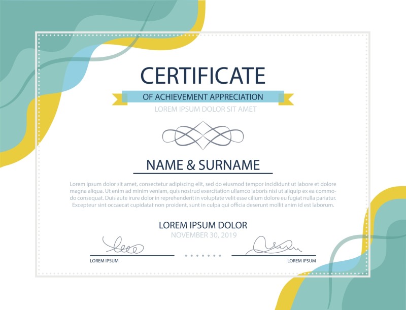 High quality certificate template pattern (369)