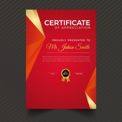 High quality certificate template pattern (372)